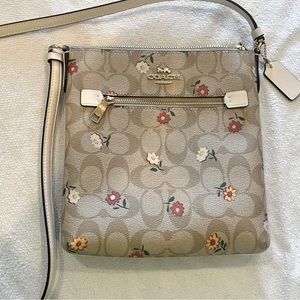 Coach Mini Rowan File Bag in Canvas NWT